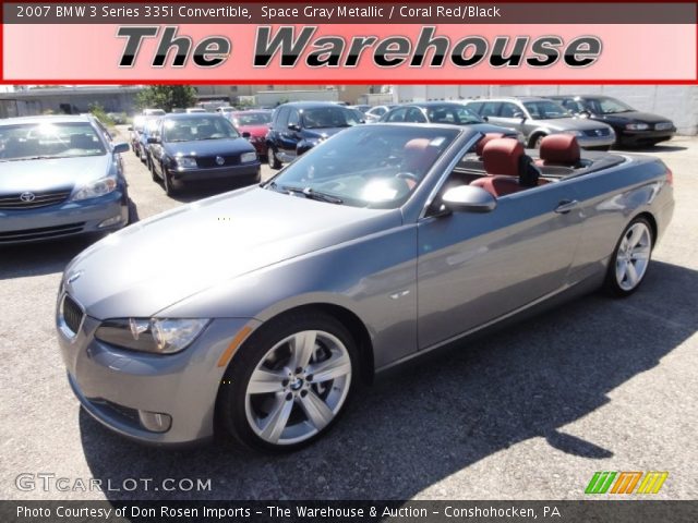 2007 BMW 3 Series 335i Convertible in Space Gray Metallic