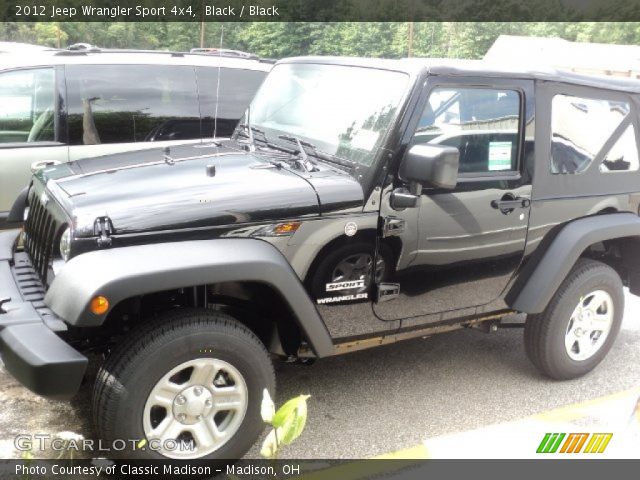 2012 Jeep Wrangler Sport 4x4 in Black