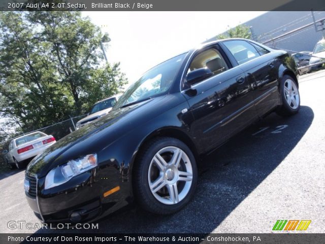 2007 Audi A4 2.0T Sedan in Brilliant Black