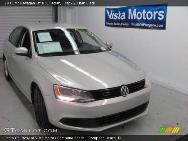 2011 Volkswagen Jetta SE Sedan in Black
