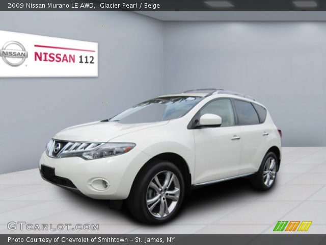 2009 Nissan Murano LE AWD in Glacier Pearl