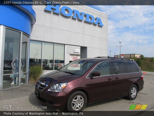 2007 Honda Odyssey EX-L in Dark Cherry Pearl