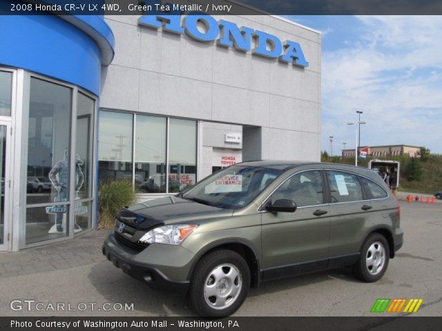 2008 Honda CR-V LX 4WD in Green Tea Metallic