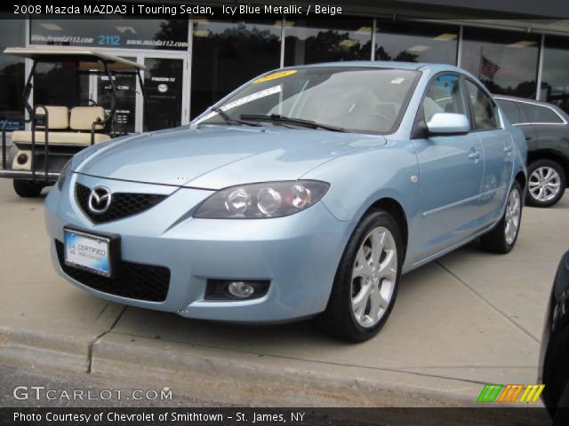 2008 Mazda MAZDA3 i Touring Sedan in Icy Blue Metallic