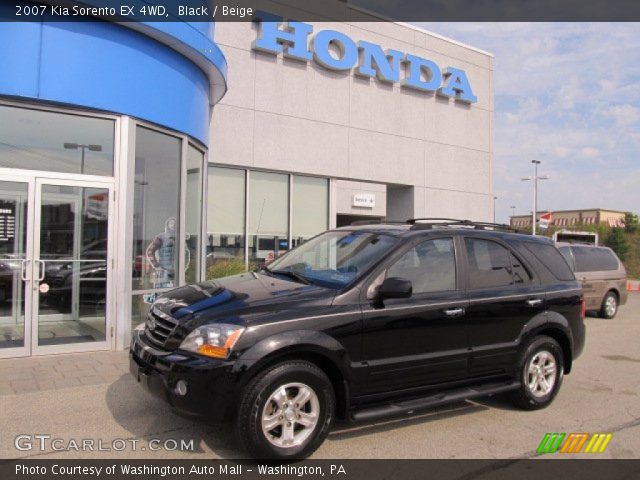 2007 Kia Sorento EX 4WD in Black
