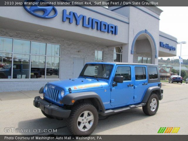 2010 Jeep Wrangler Unlimited Islander Edition 4x4 in Surf Blue Pearl