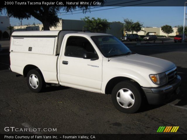 2000 Toyota Tacoma Regular Cab in Natural White