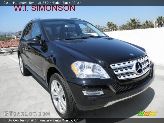 2011 Mercedes-Benz ML 350 4Matic in Black