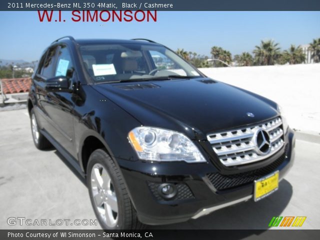 2011 Mercedes-Benz ML 350 4Matic in Black