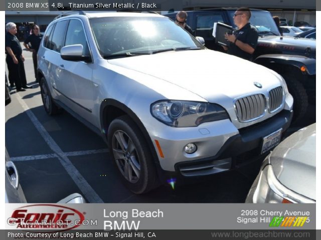 2008 BMW X5 4.8i in Titanium Silver Metallic
