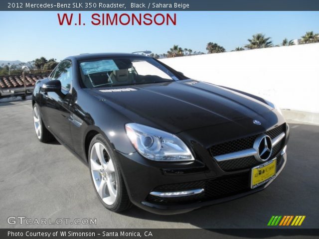 2012 Mercedes-Benz SLK 350 Roadster in Black