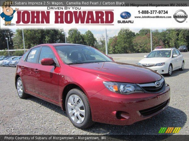 2011 Subaru Impreza 2.5i Wagon in Camellia Red Pearl