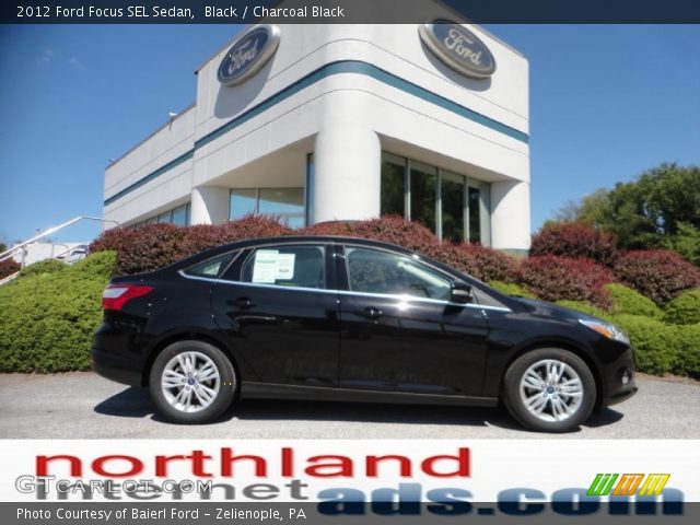 2012 Ford Focus SEL Sedan in Black