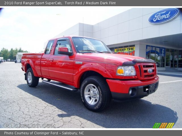 2010 Ford Ranger Sport SuperCab in Torch Red