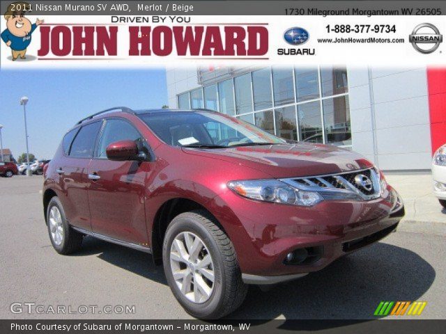2011 Nissan Murano SV AWD in Merlot