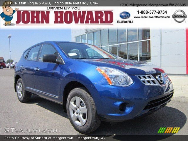 2011 Nissan Rogue S AWD in Indigo Blue Metallic