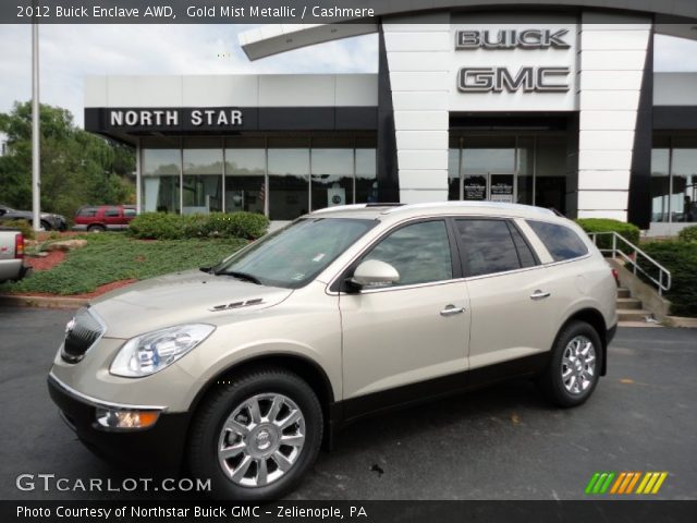 2012 Buick Enclave AWD in Gold Mist Metallic