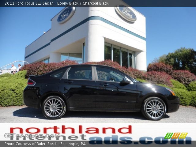 2011 Ford Focus SES Sedan in Ebony Black