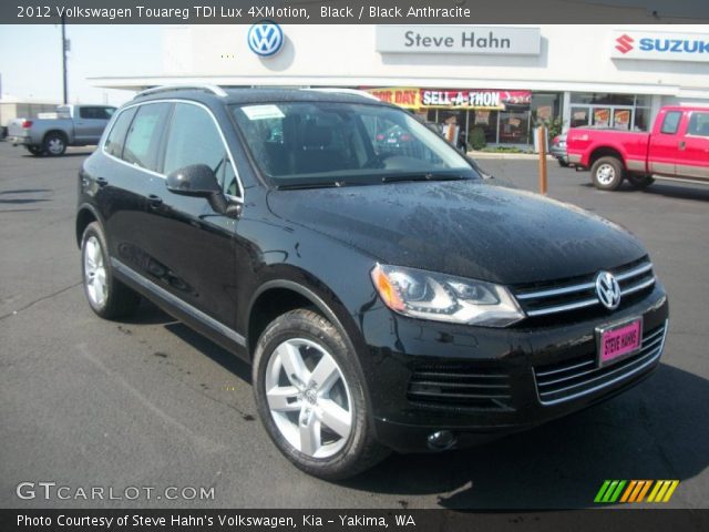 2012 Volkswagen Touareg TDI Lux 4XMotion in Black