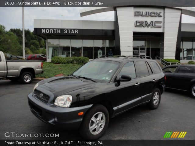 2003 Hyundai Santa Fe LX 4WD in Black Obsidian
