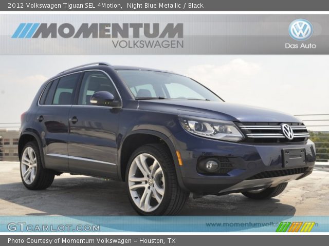 2012 Volkswagen Tiguan SEL 4Motion in Night Blue Metallic