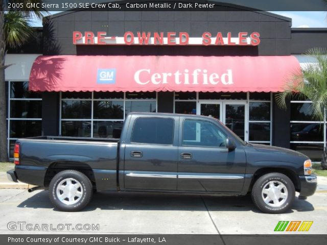 2005 GMC Sierra 1500 SLE Crew Cab in Carbon Metallic