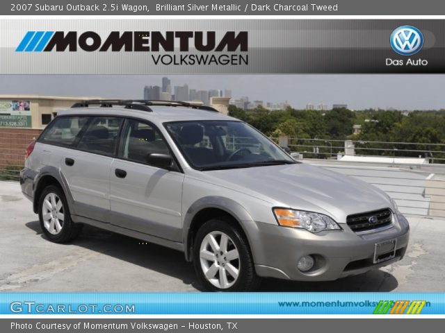 2007 Subaru Outback 2.5i Wagon in Brilliant Silver Metallic