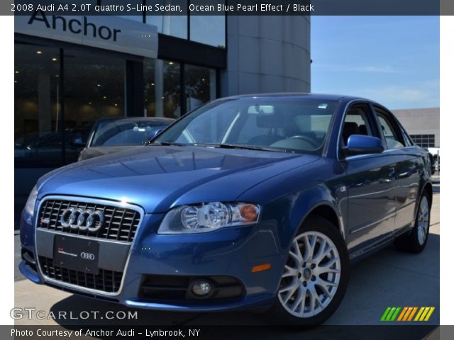 2008 Audi A4 2.0T quattro S-Line Sedan in Ocean Blue Pearl Effect