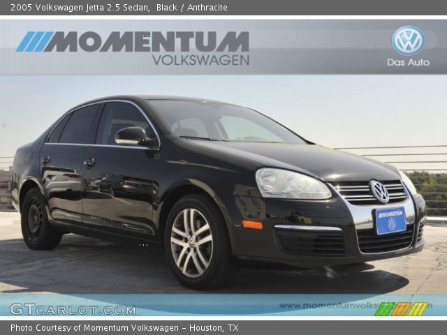 2005 Volkswagen Jetta 2.5 Sedan in Black