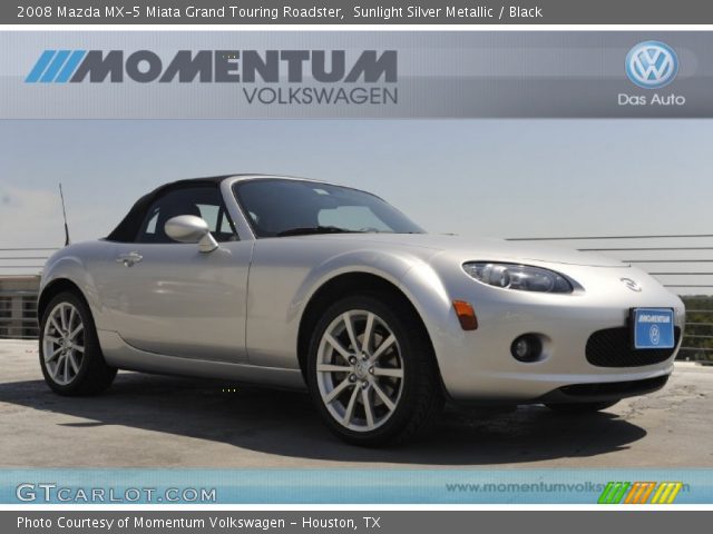 2008 Mazda MX-5 Miata Grand Touring Roadster in Sunlight Silver Metallic