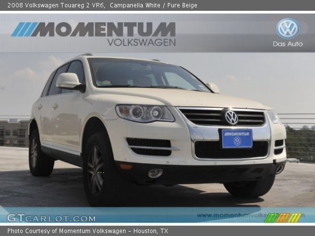2008 Volkswagen Touareg 2 VR6 in Campanella White