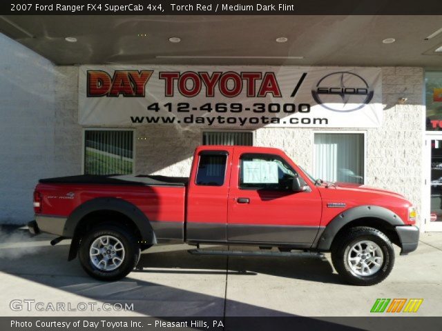 2007 Ford Ranger FX4 SuperCab 4x4 in Torch Red