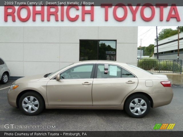 2009 Toyota Camry LE in Desert Sand Metallic