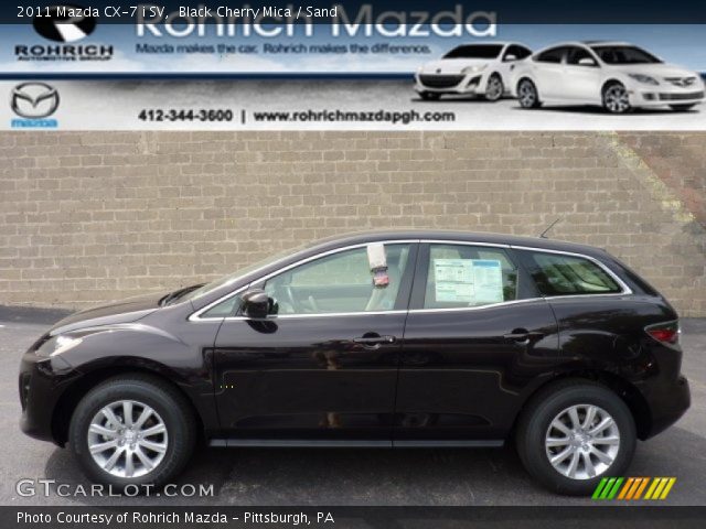2011 Mazda CX-7 i SV in Black Cherry Mica