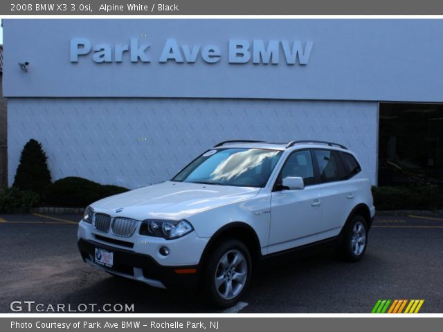 2008 BMW X3 3.0si in Alpine White