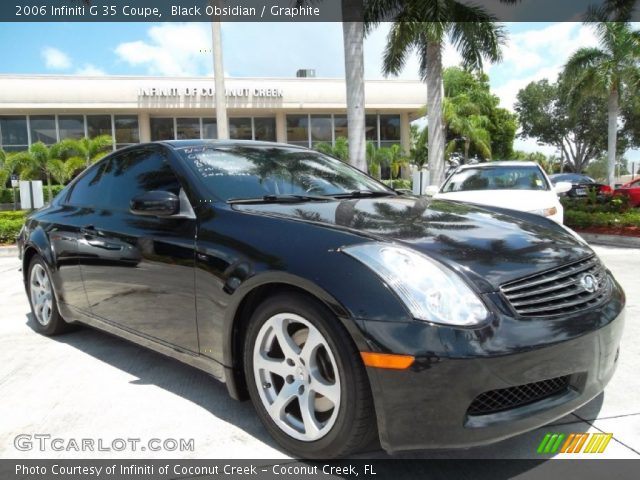 2006 Infiniti G 35 Coupe in Black Obsidian