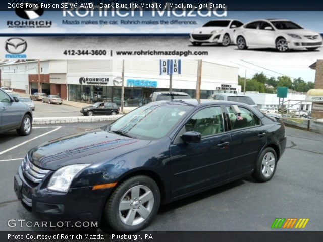 2008 Ford Fusion SE V6 AWD in Dark Blue Ink Metallic