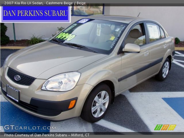 2007 Kia Rio LX Sedan in Cashmere Beige