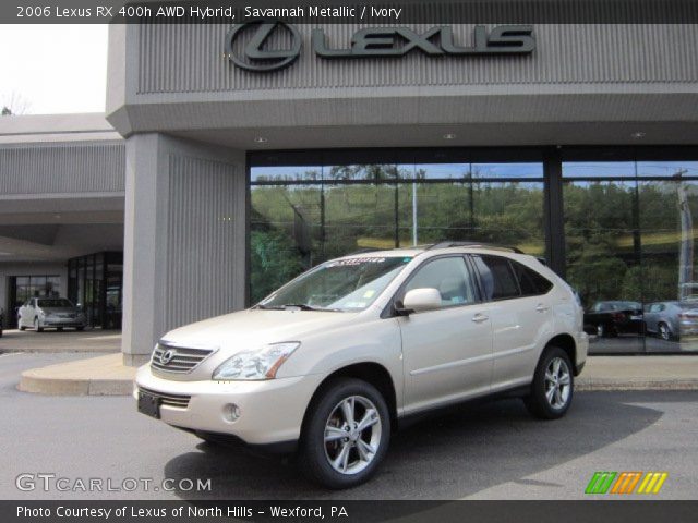 2006 Lexus RX 400h AWD Hybrid in Savannah Metallic