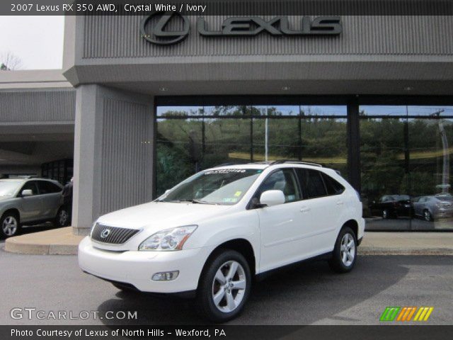 2007 Lexus RX 350 AWD in Crystal White