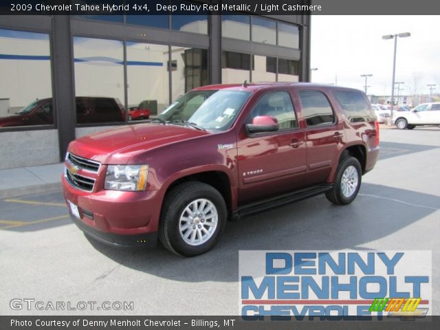 2009 Chevrolet Tahoe Hybrid 4x4 in Deep Ruby Red Metallic