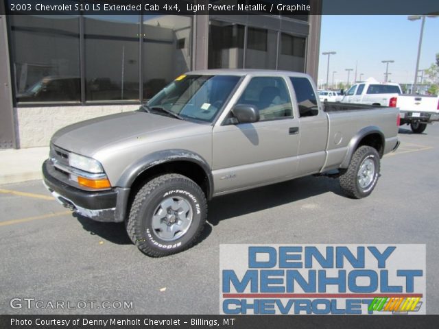 2003 Chevrolet S10 LS Extended Cab 4x4 in Light Pewter Metallic