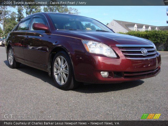 2006 Toyota Avalon Limited in Cassis Red Pearl