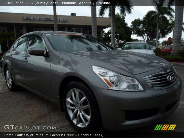 2009 Infiniti G 37 Journey Sedan in Platinum Graphite