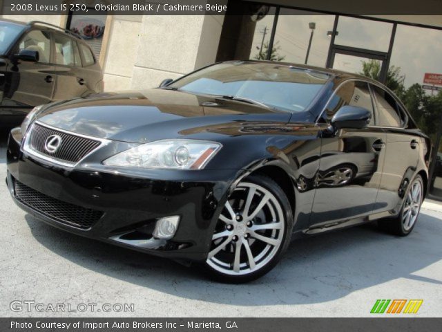2008 Lexus IS 250 in Obsidian Black