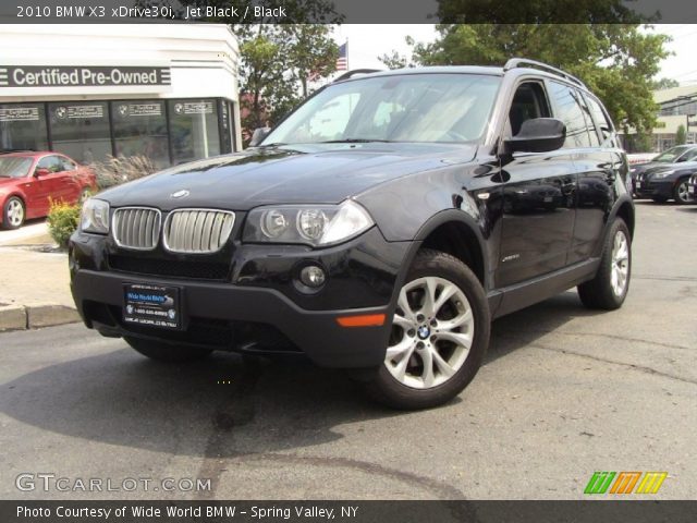 2010 BMW X3 xDrive30i in Jet Black