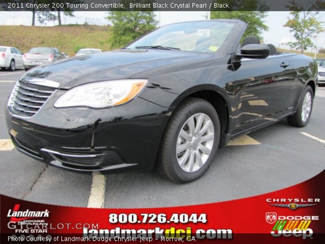 2011 Chrysler 200 Touring Convertible in Brilliant Black Crystal Pearl