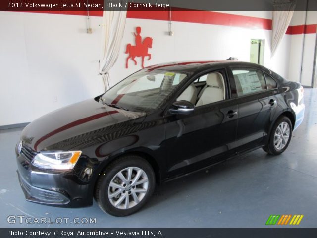 2012 Volkswagen Jetta SE Sedan in Black