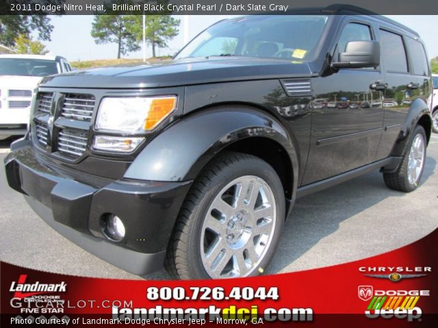 2011 Dodge Nitro Heat in Brilliant Black Crystal Pearl