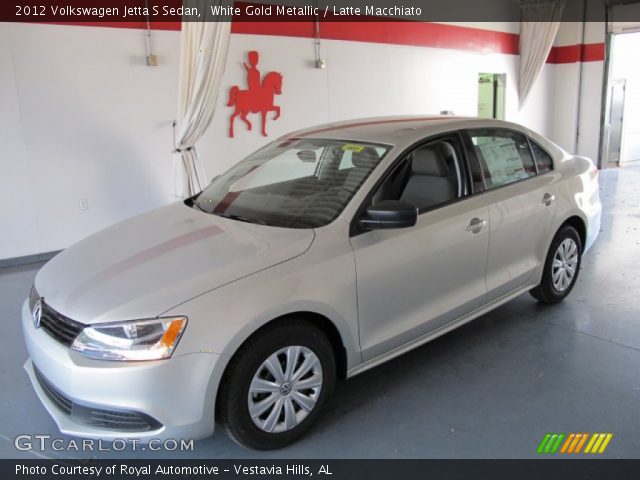 2012 Volkswagen Jetta S Sedan in White Gold Metallic